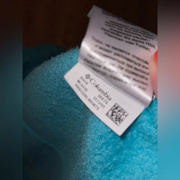 Columbia Turquoise Fleece Zip-Up Jacket - Picture 9 of 12